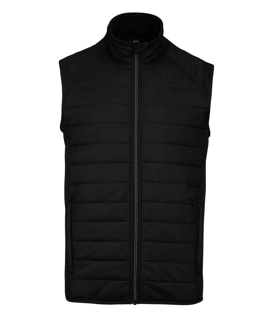 Proact Ffabrig Chwaraeon deuol Bodywarmer