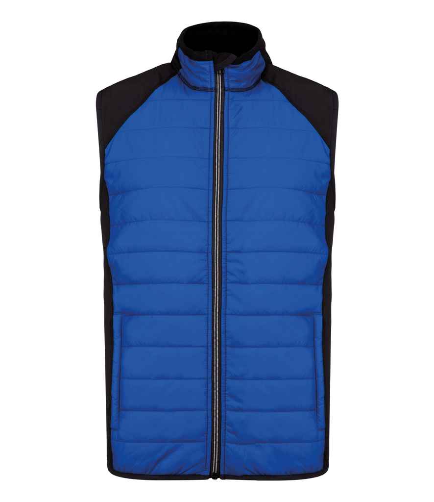 Proact Ffabrig Chwaraeon deuol Bodywarmer