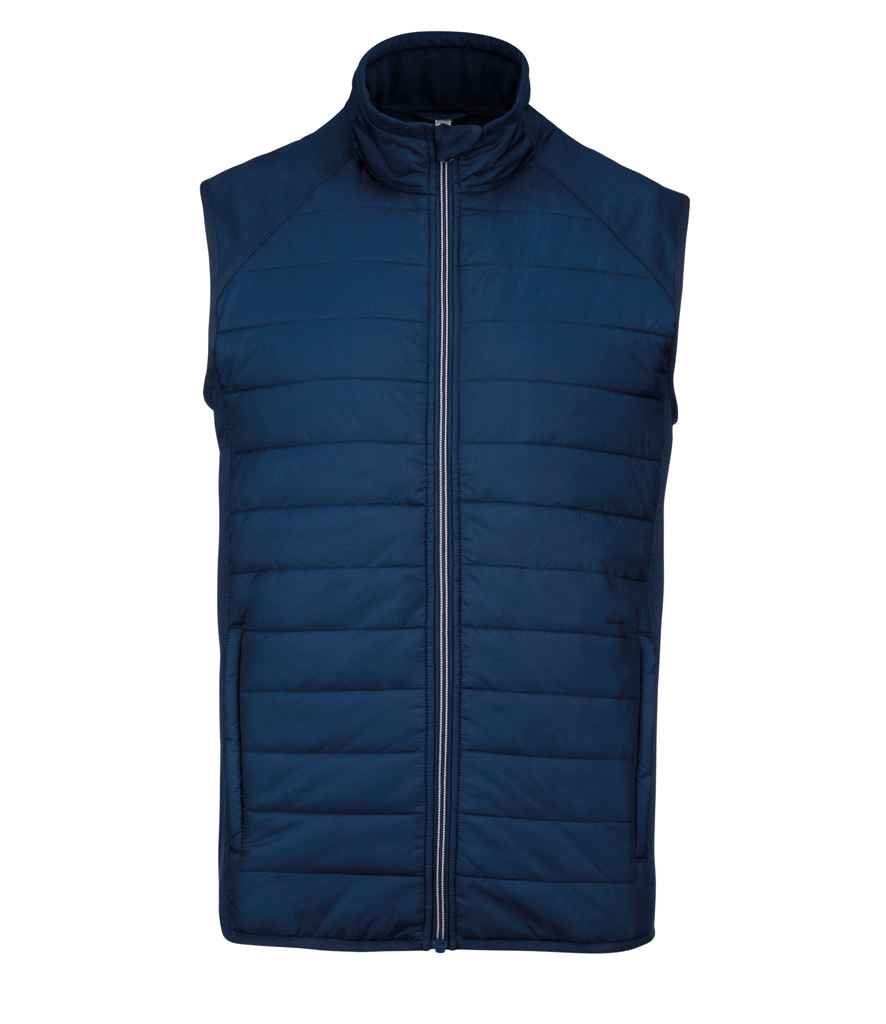 Proact Ffabrig Chwaraeon deuol Bodywarmer