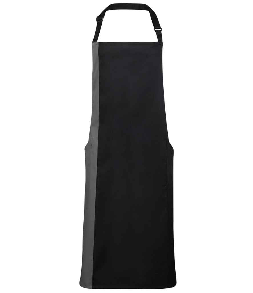 Ffedog Bib Cyferbynnedd Premier