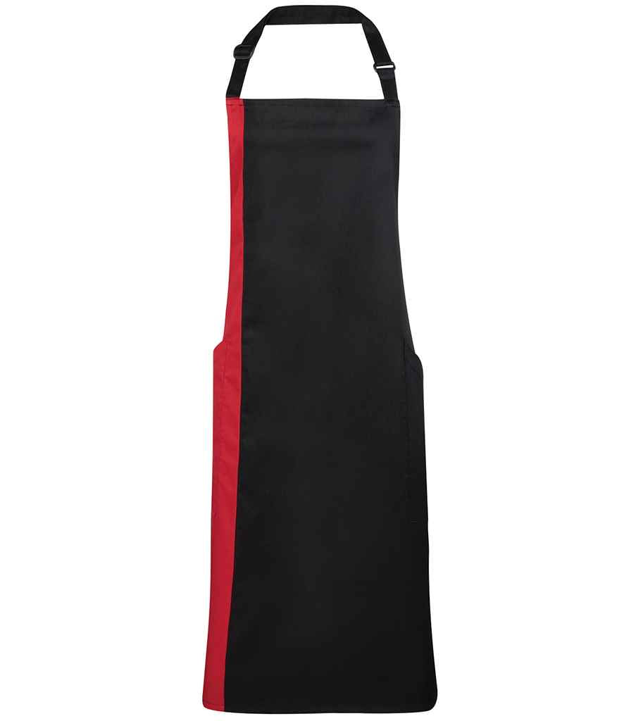 Ffedog Bib Cyferbynnedd Premier