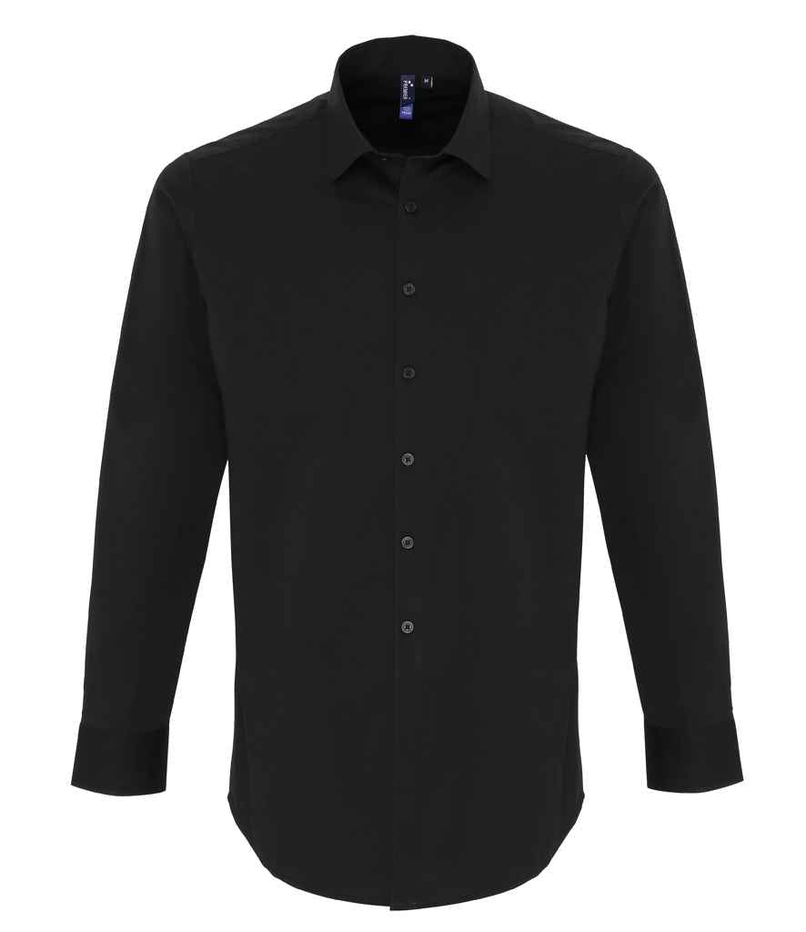 Estyniad Llewys Hir Premier Fit Crys Poplin