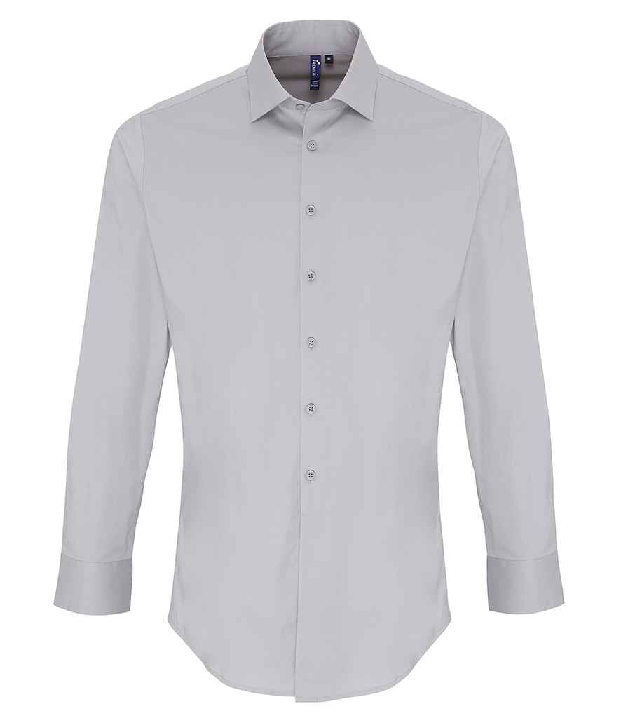 Estyniad Llewys Hir Premier Fit Crys Poplin
