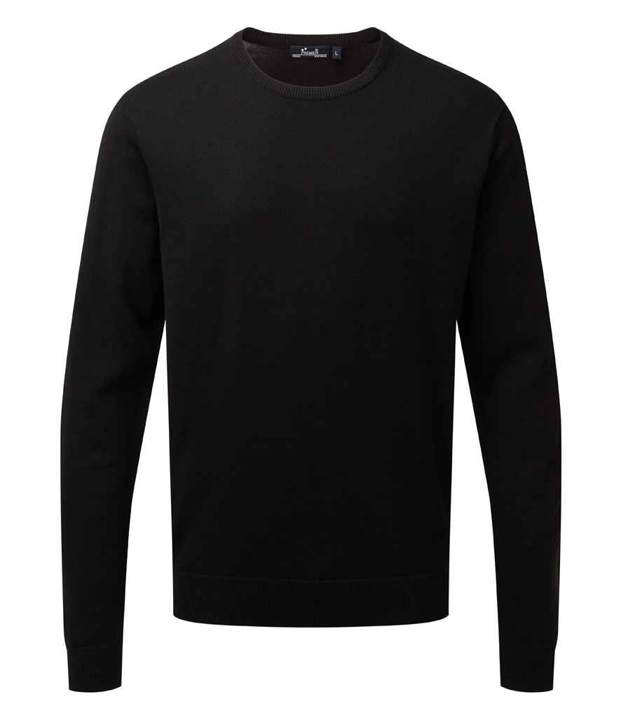 Siwmper Gwddf Criw Rich Cotton Premier