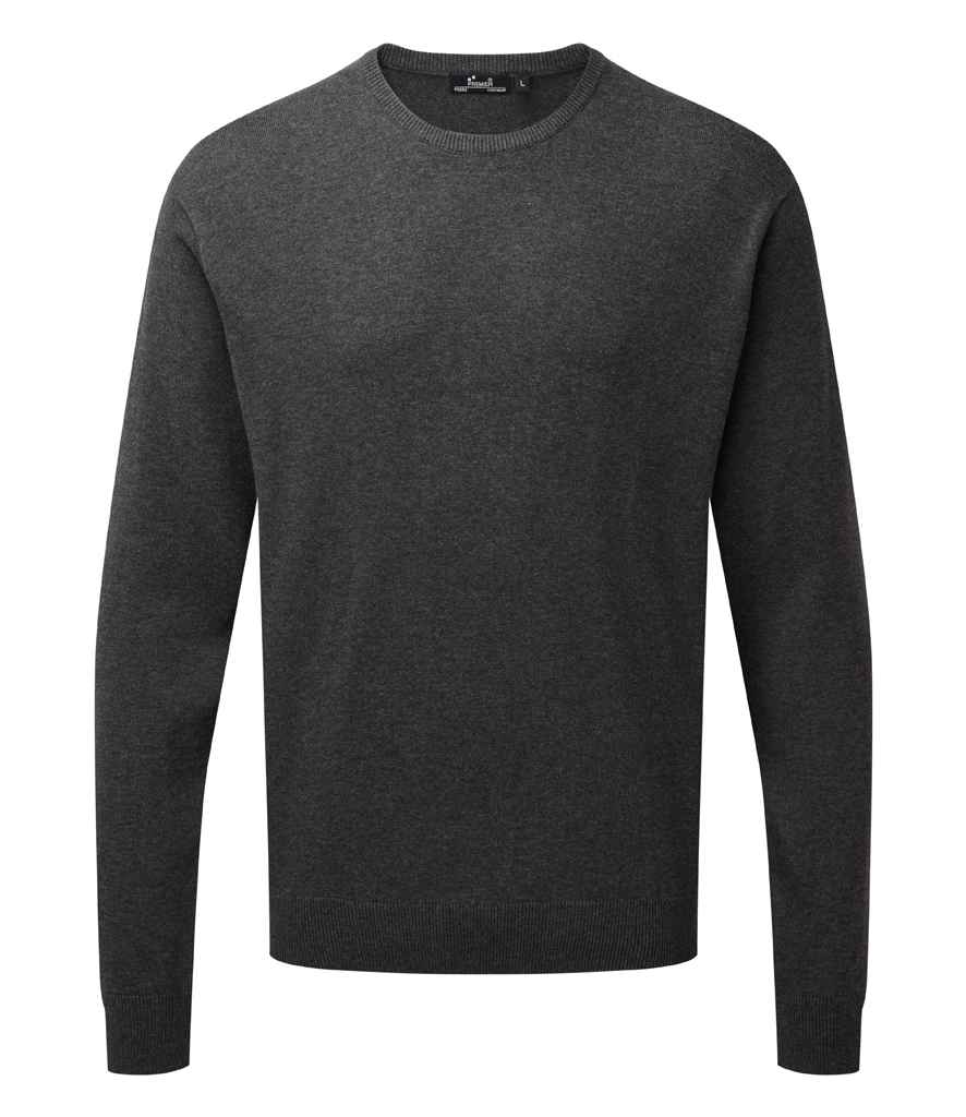 Siwmper Gwddf Criw Rich Cotton Premier