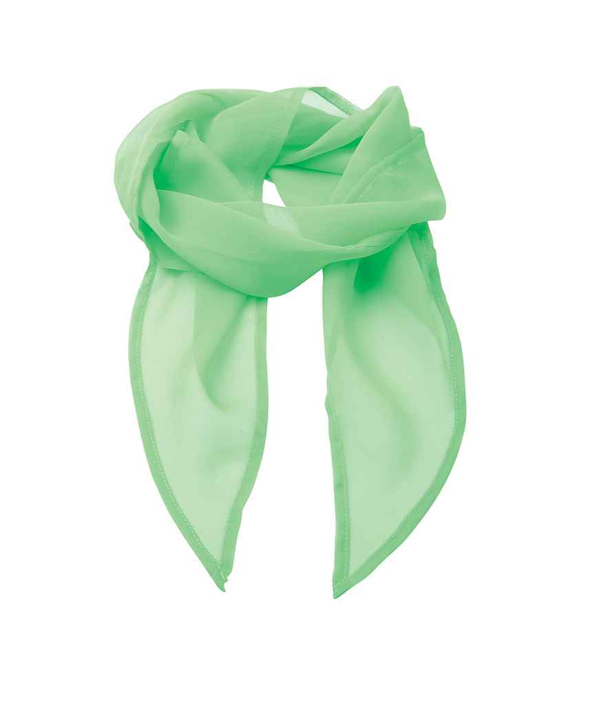 Sgarff Chiffon 'Lliwiau' Premier