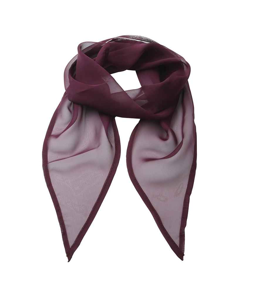 Sgarff Chiffon 'Lliwiau' Premier
