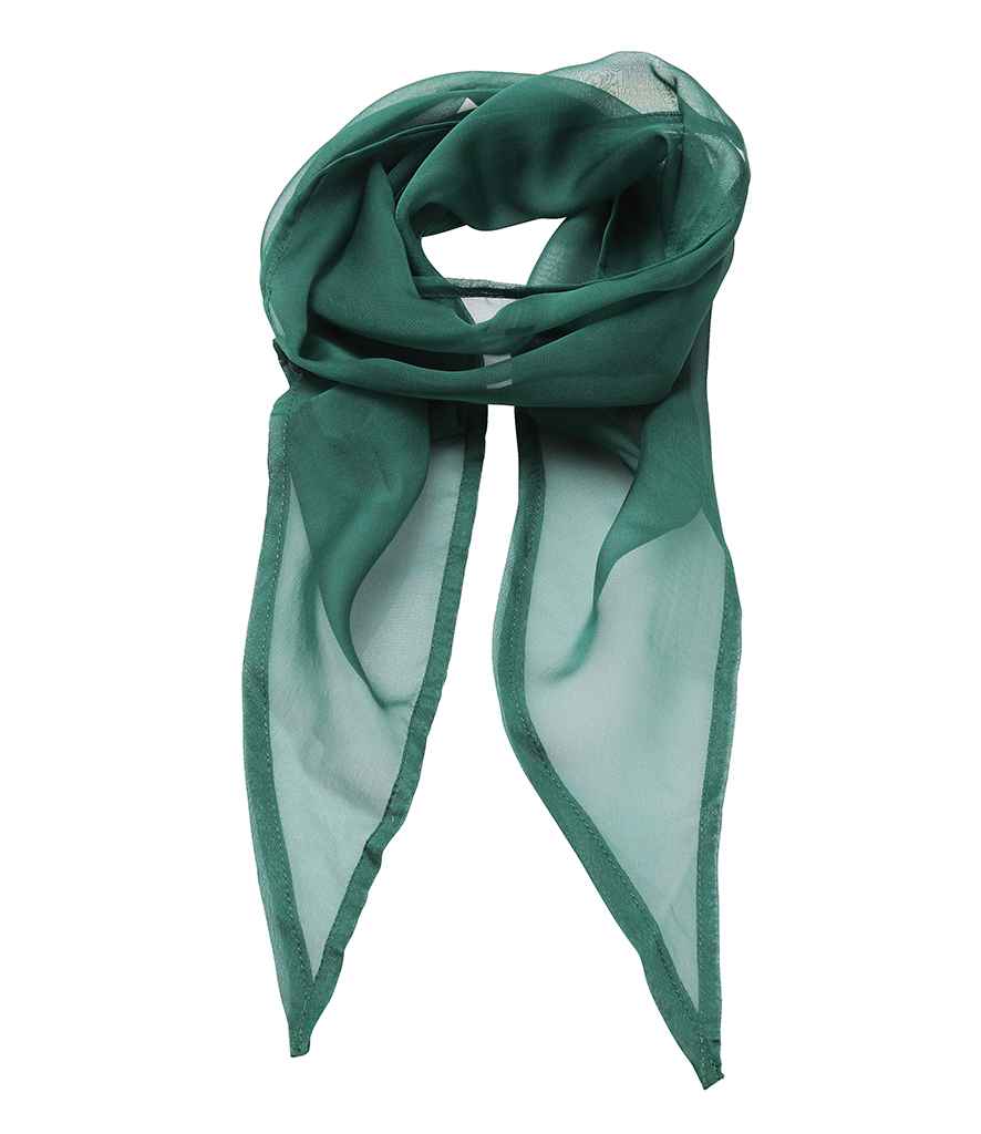 Sgarff Chiffon 'Lliwiau' Premier