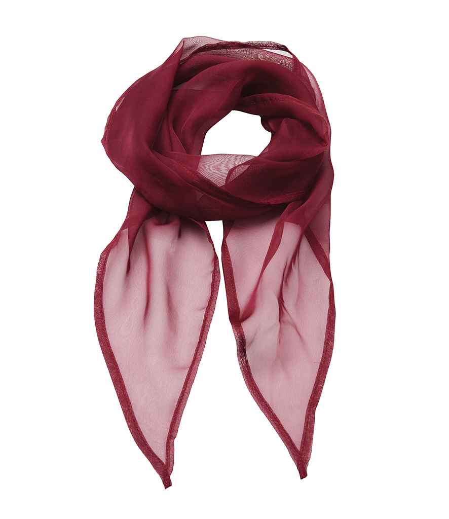 Sgarff Chiffon 'Lliwiau' Premier