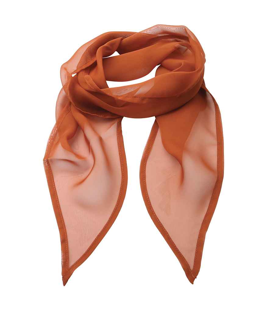Sgarff Chiffon 'Lliwiau' Premier