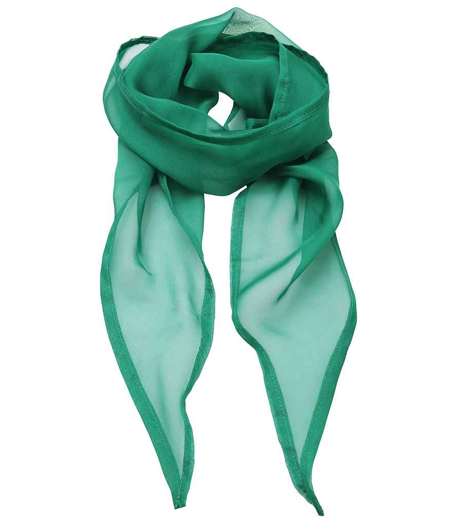 Sgarff Chiffon 'Lliwiau' Premier