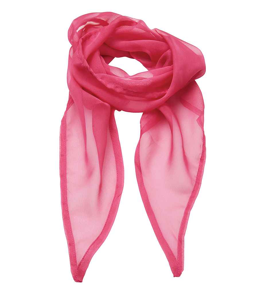 Sgarff Chiffon 'Lliwiau' Premier