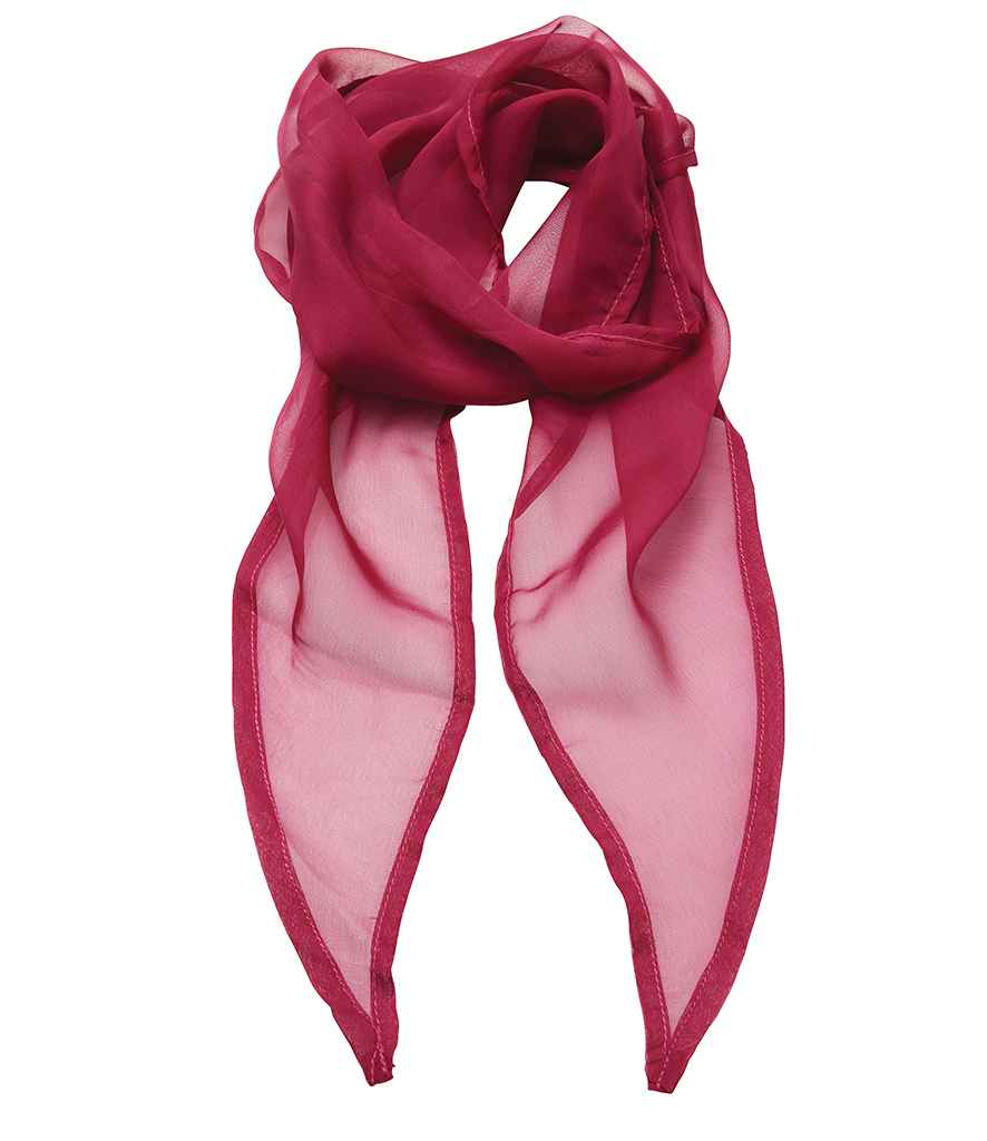 Sgarff Chiffon 'Lliwiau' Premier