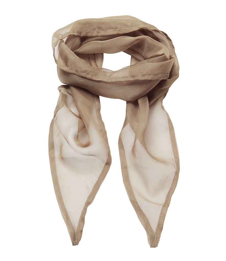 Sgarff Chiffon 'Lliwiau' Premier