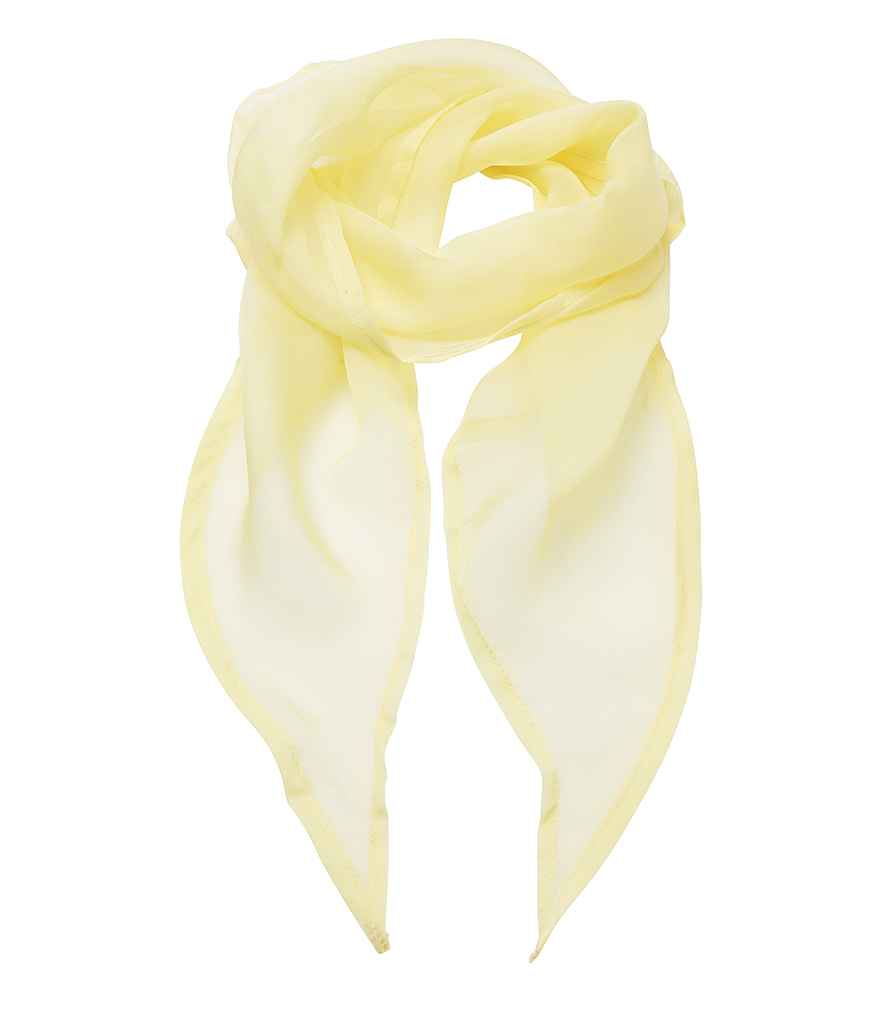 Sgarff Chiffon 'Lliwiau' Premier