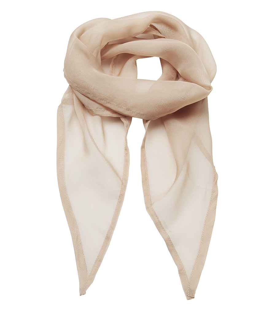 Sgarff Chiffon 'Lliwiau' Premier