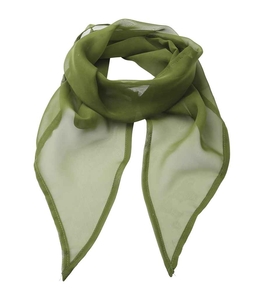 Sgarff Chiffon 'Lliwiau' Premier