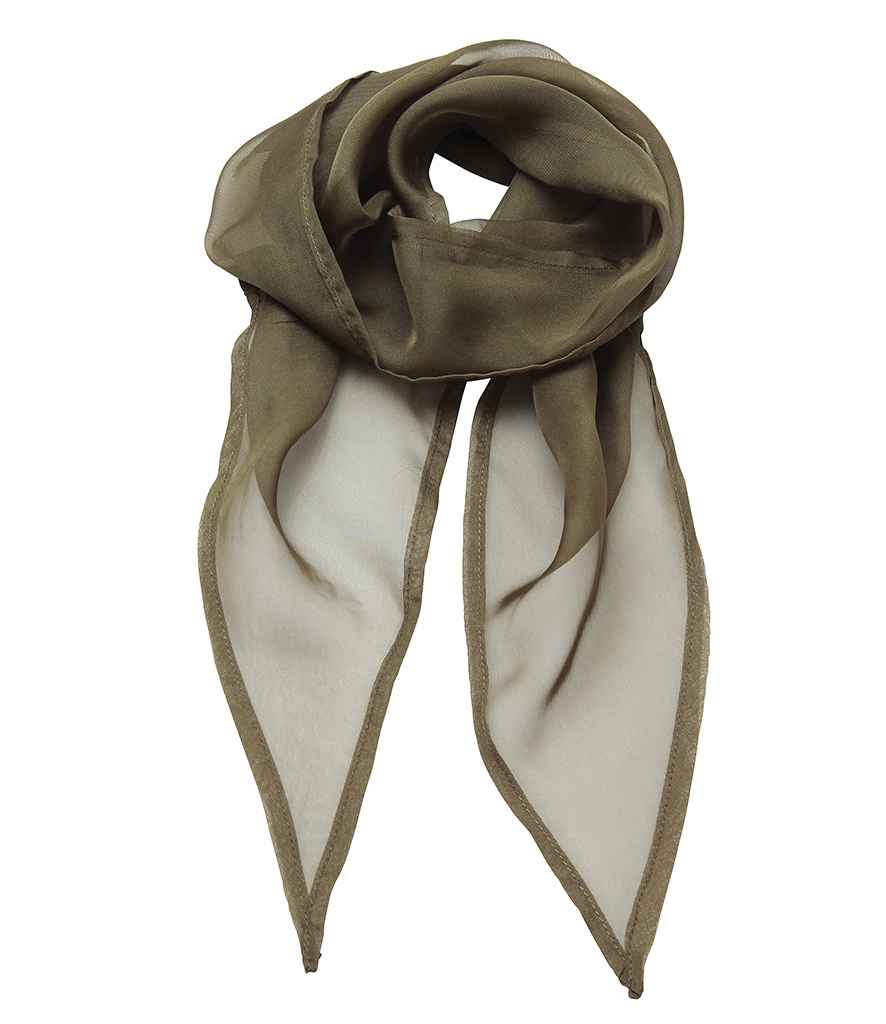 Sgarff Chiffon 'Lliwiau' Premier