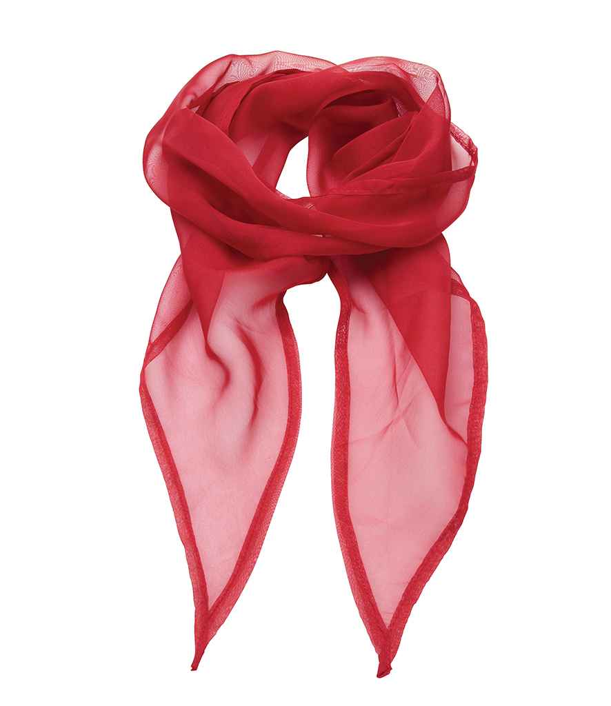 Sgarff Chiffon 'Lliwiau' Premier