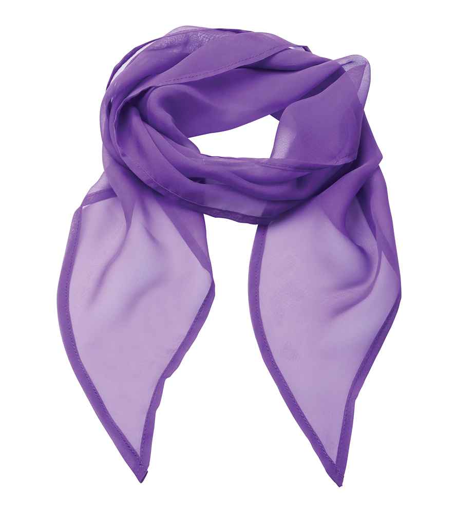 Sgarff Chiffon 'Lliwiau' Premier