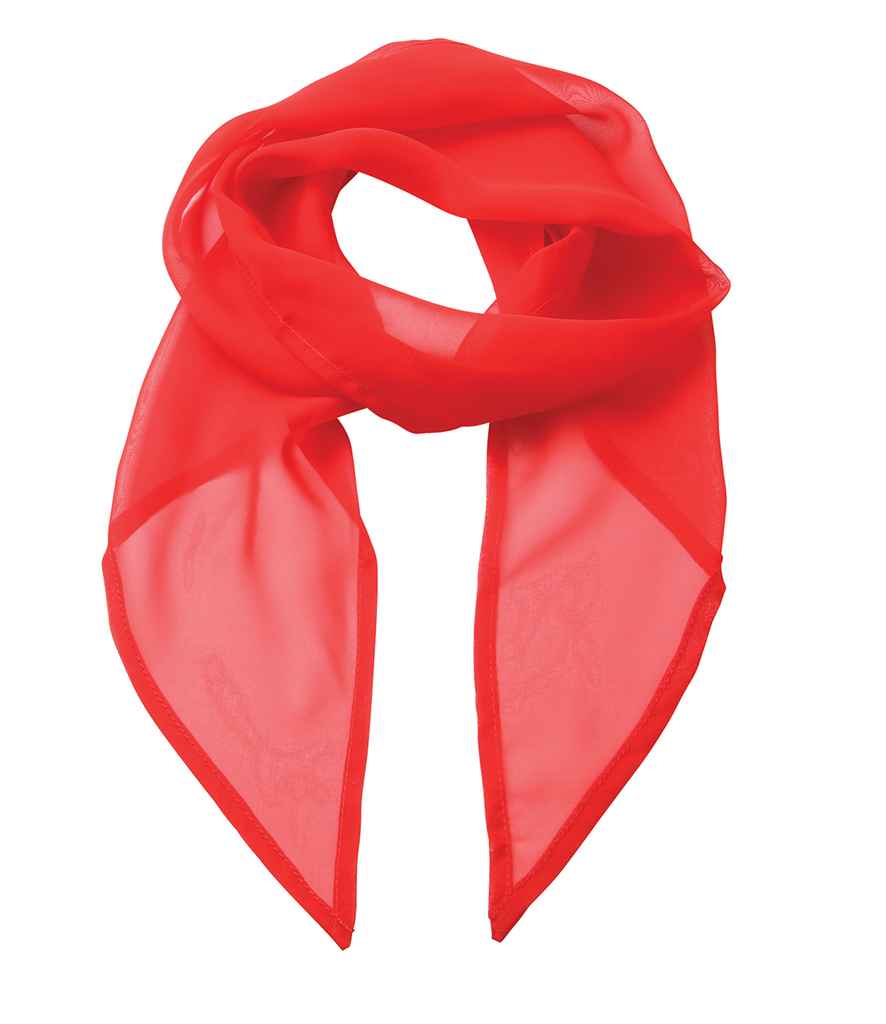 Sgarff Chiffon 'Lliwiau' Premier