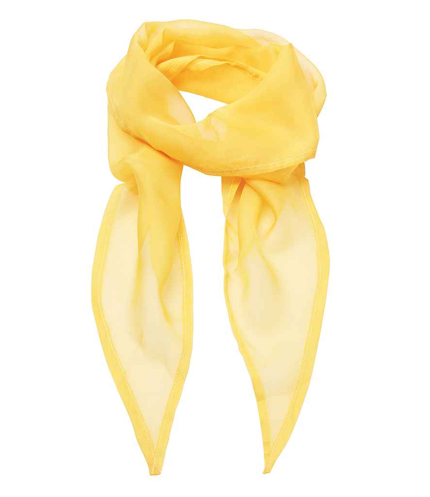 Sgarff Chiffon 'Lliwiau' Premier