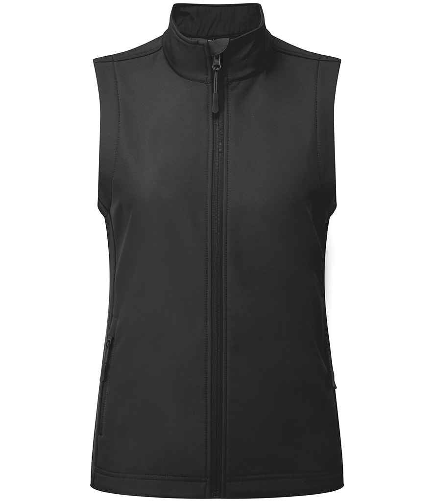 Gilet Cregyn Meddal Argraffadwy Argraffadwy Premier Ladies Windchecker®