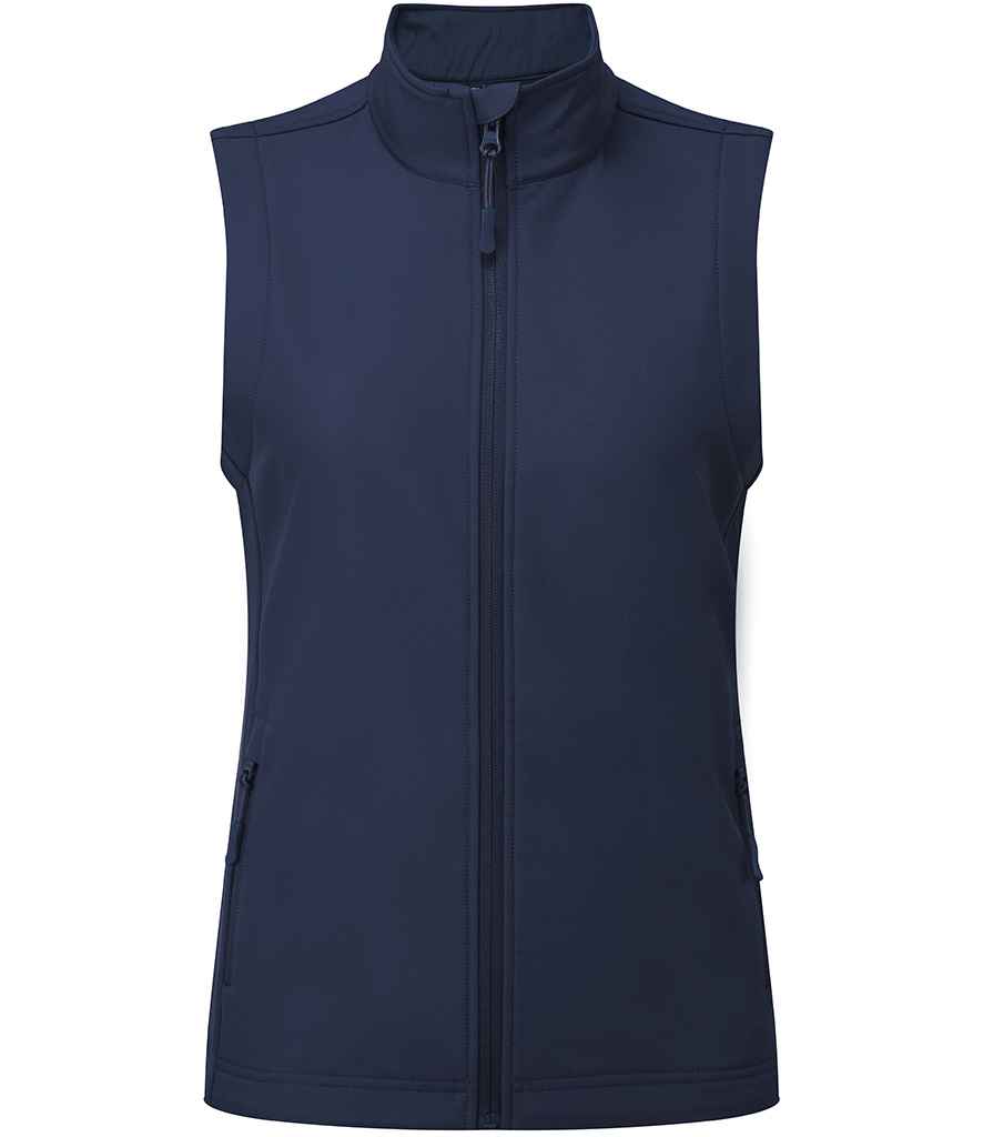 Gilet Cregyn Meddal Argraffadwy Argraffadwy Premier Ladies Windchecker®
