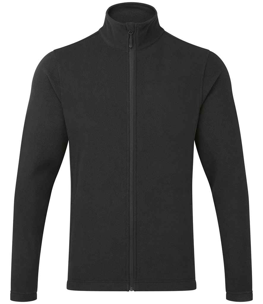 Siaced Micro Fleece Zip Llawn Premier Recyclight®