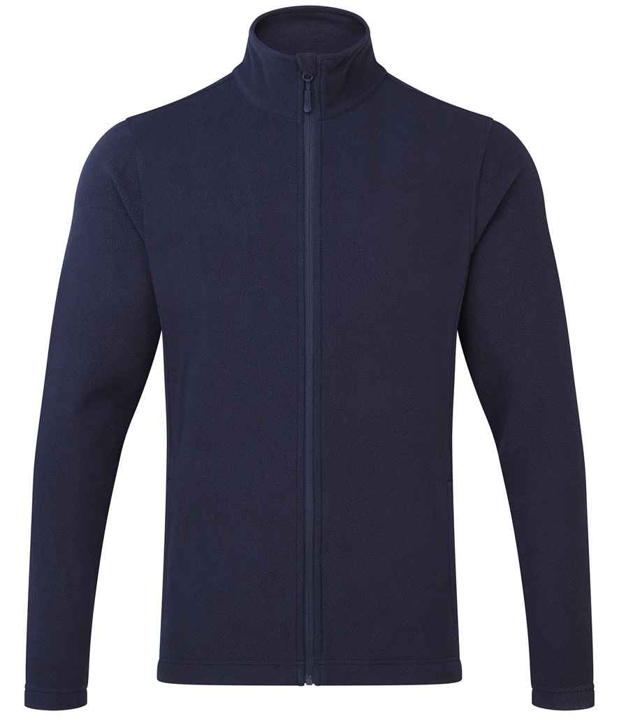 Siaced Micro Fleece Zip Llawn Premier Recyclight®
