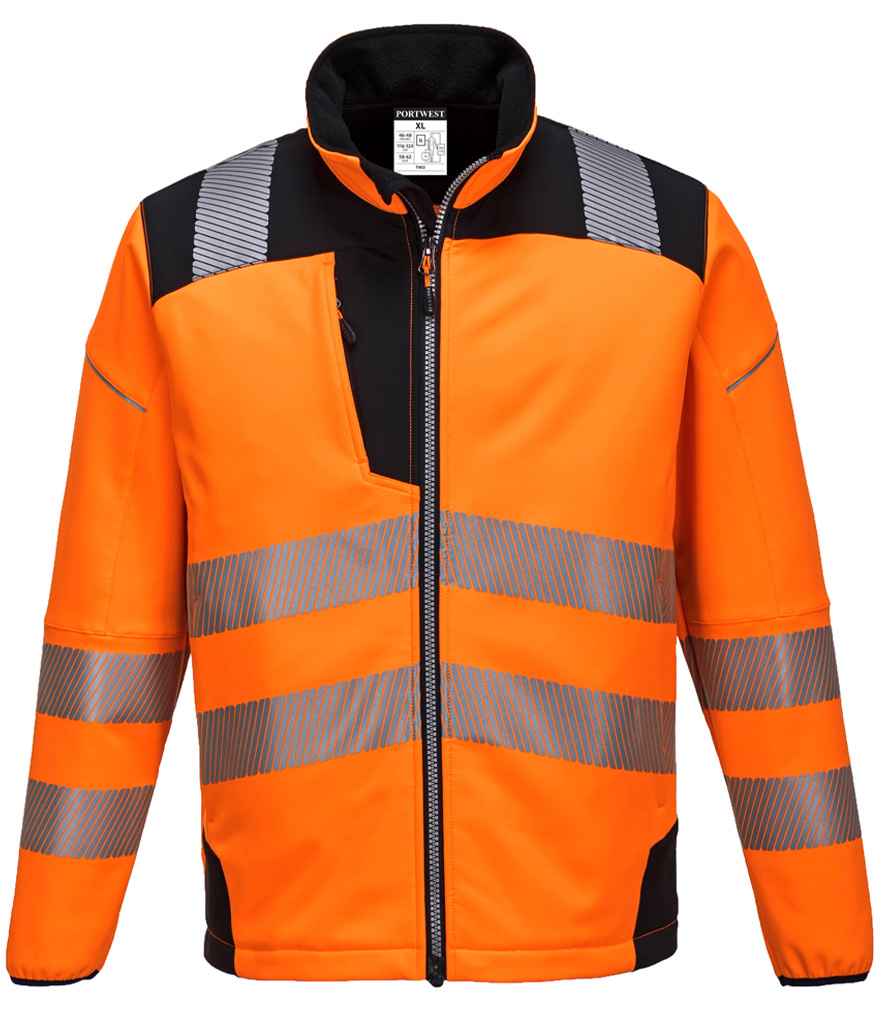Portwest PW3 Siaced Cregyn Meddal Hi-Vis