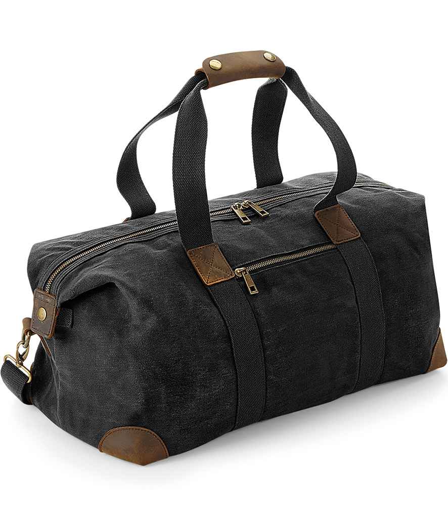 Holdall Cynfas Cwyr Treftadaeth Quadra