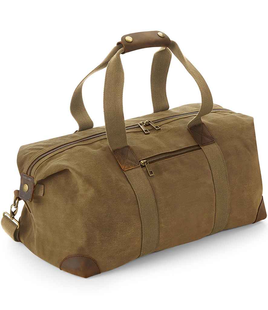 Holdall Cynfas Cwyr Treftadaeth Quadra