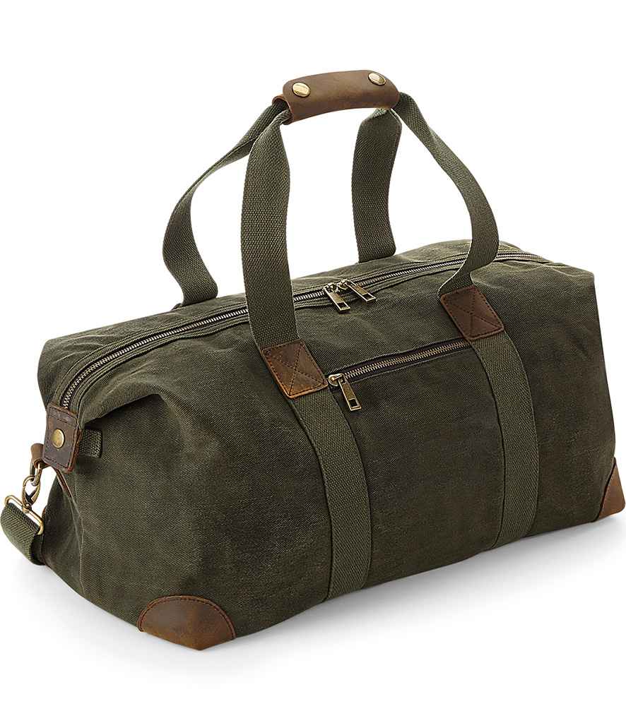 Holdall Cynfas Cwyr Treftadaeth Quadra