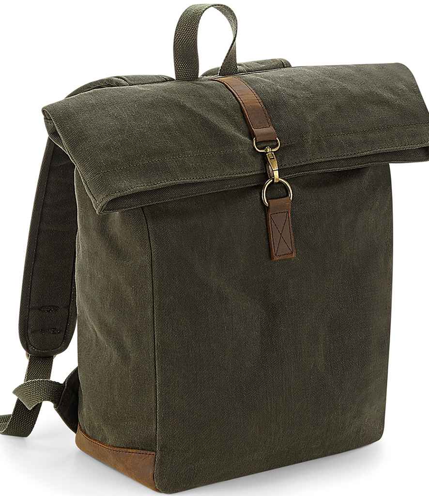 Backpack Cynfas Cwyr Treftadaeth Quadra