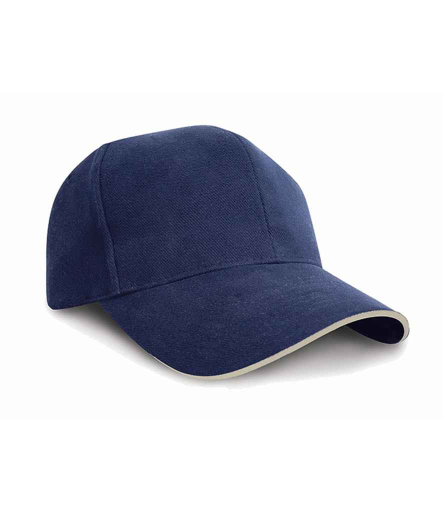 Canlyniad Pro-Style Cap Cotwm Brwsio Trwm