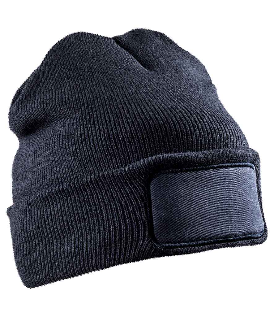 Canlyniad Argraffwyr Gweu Dwbl Ddiffuant wedi'u Ailgylchu Beanie