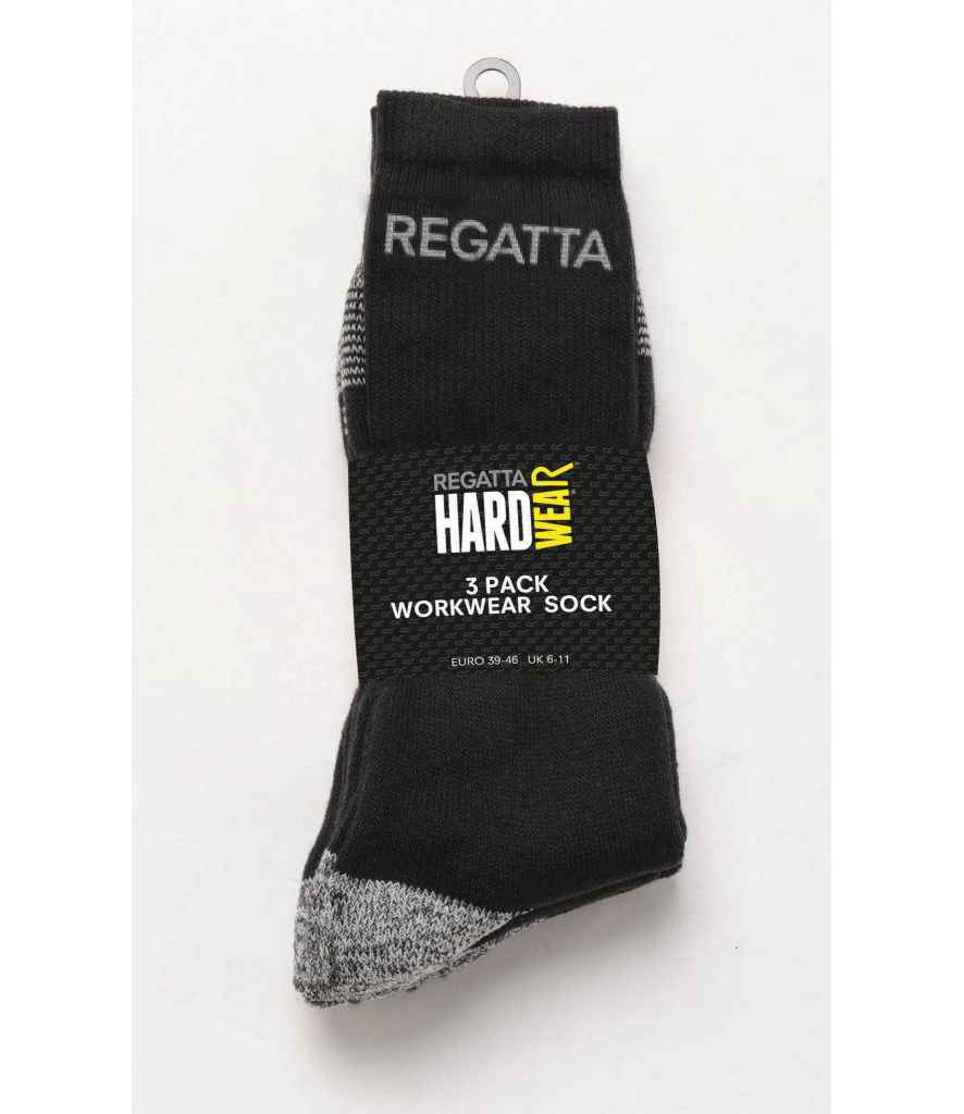 Regatta 3 Pecyn Sanau Dillad Gwaith