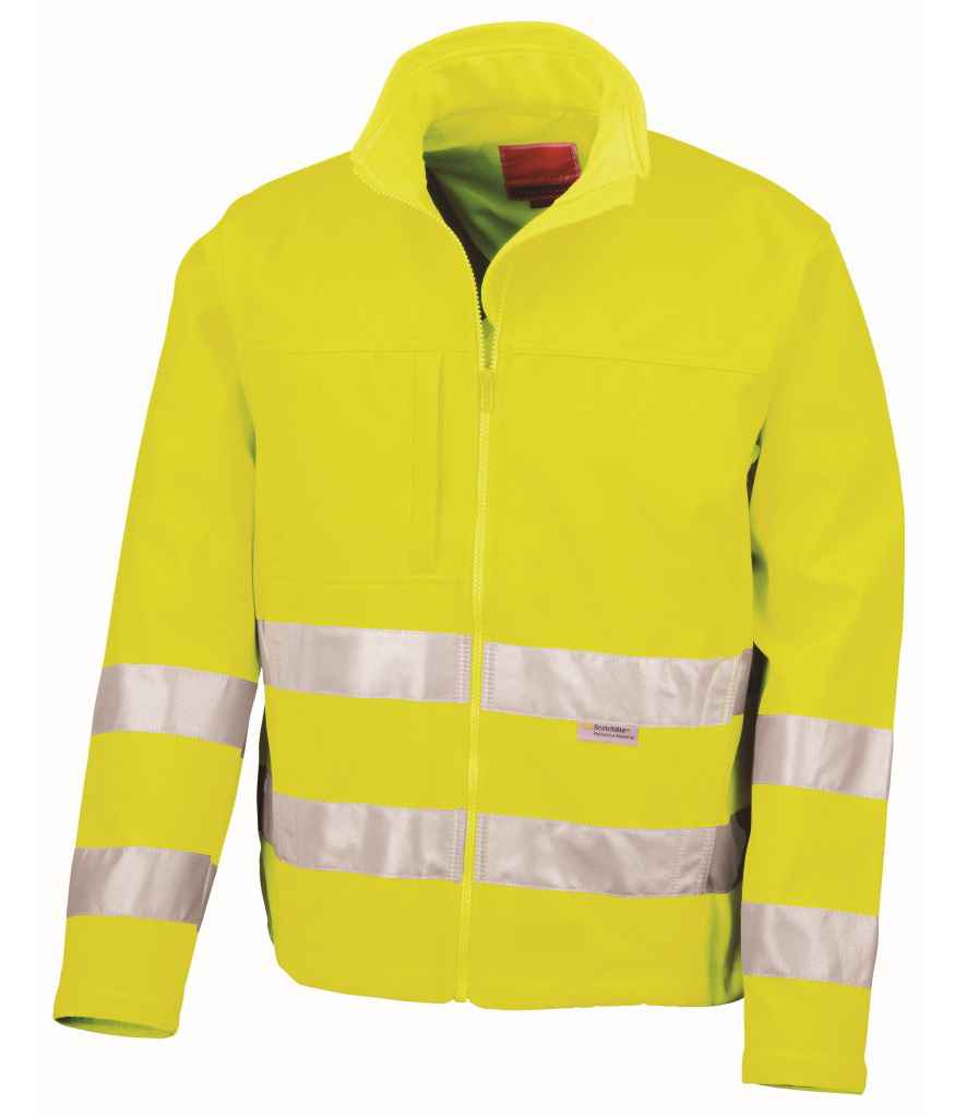 Canlyniad Siaced Cregyn Meddal Hi-Vis Diogel-Guard