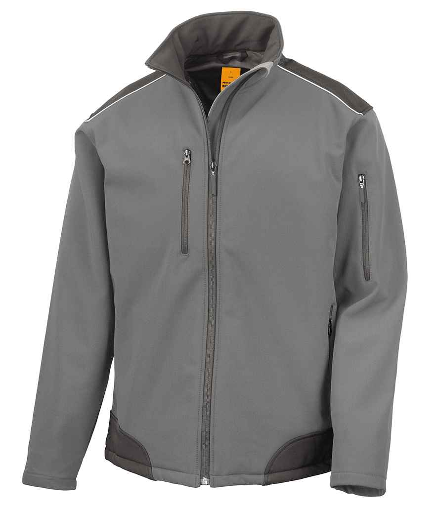 Canlyniad Gwaith-Guard Ripstop Siaced Shell Meddal