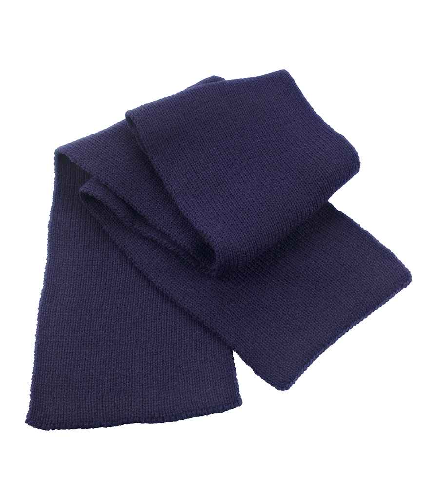 Canlyniad Sgarff Knit Trwm Clasurol