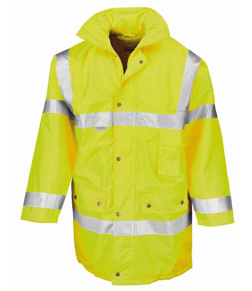 Canlyniad Siaced Ddiogelwch Hi-Vis Diogel