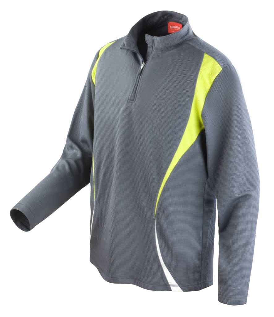 Hyfforddiant Treialu Gwddf Zip Spiro Unisex