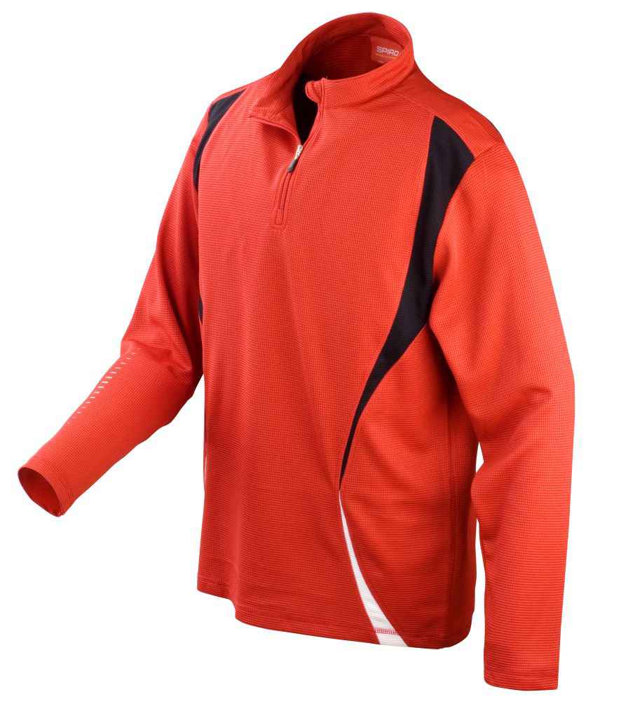 Hyfforddiant Treialu Gwddf Zip Spiro Unisex