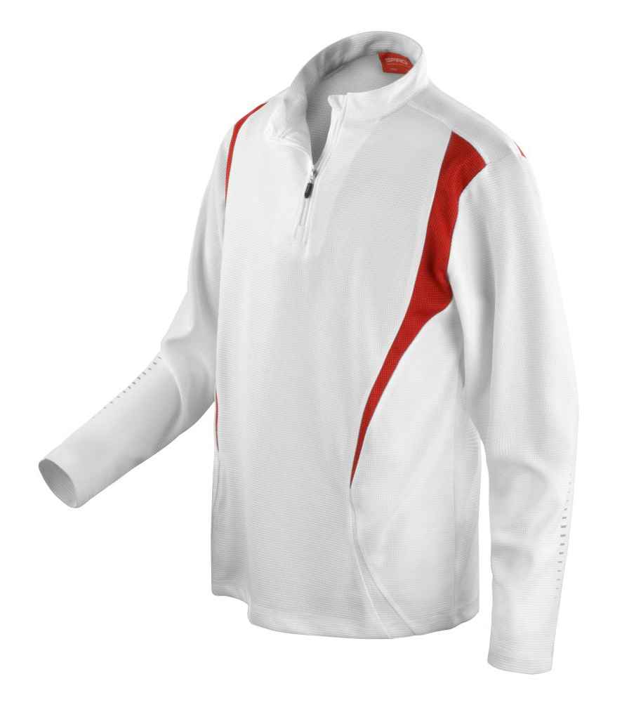 Hyfforddiant Treialu Gwddf Zip Spiro Unisex