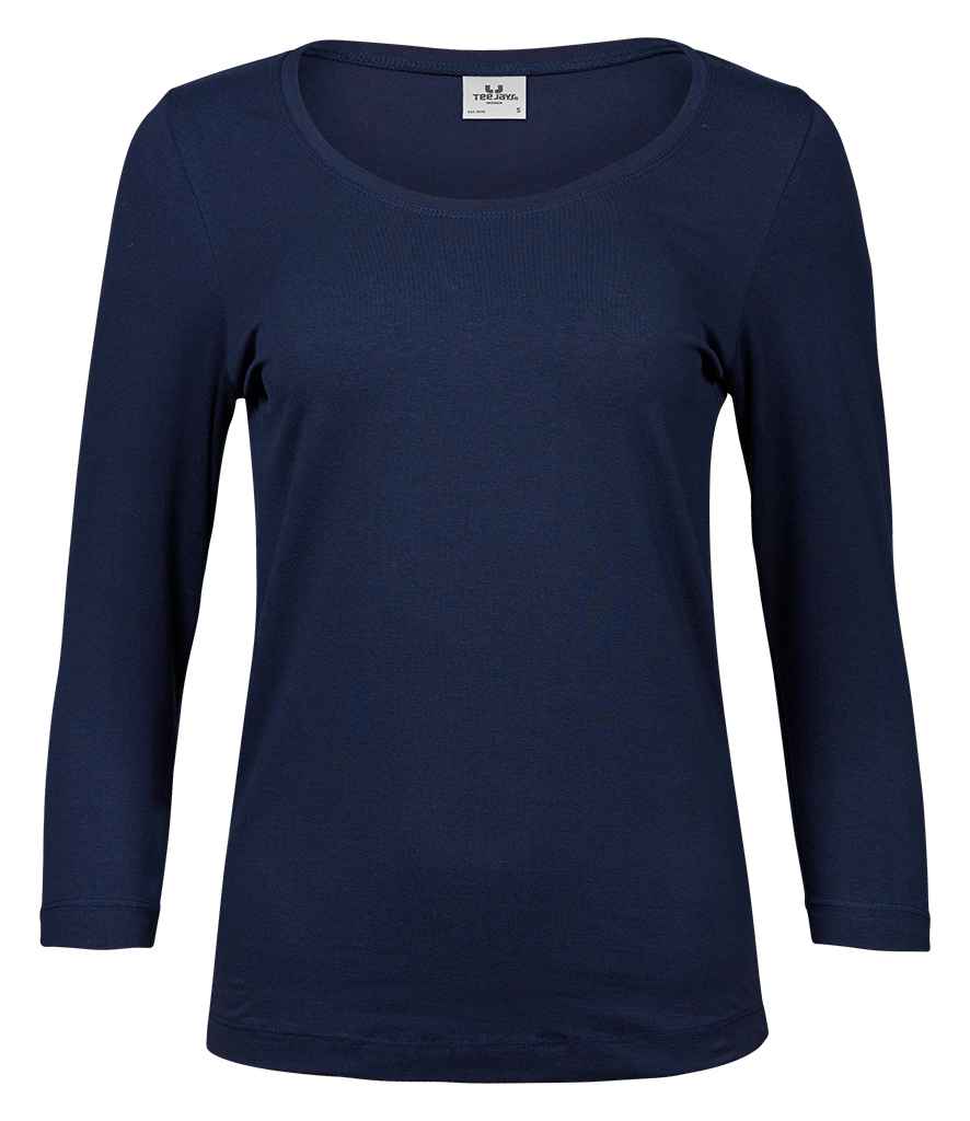 Tee Jays Ladies Stretch 3/4 Crys T Llewys