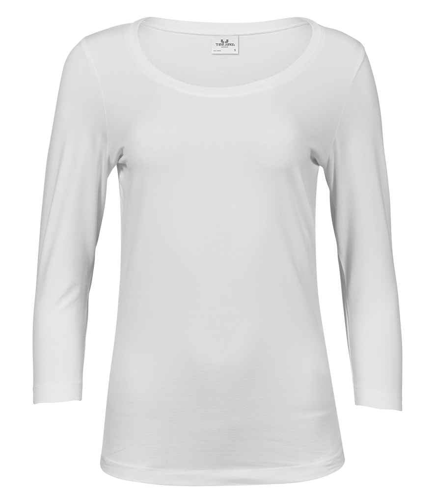 Tee Jays Ladies Stretch 3/4 Crys T Llewys