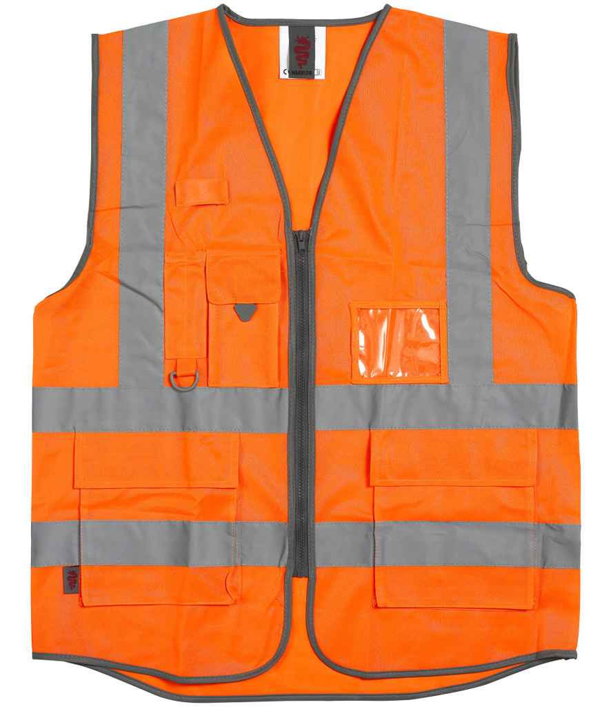 Gwasgod Gweithredol Hi-Vis Rhyfelwr