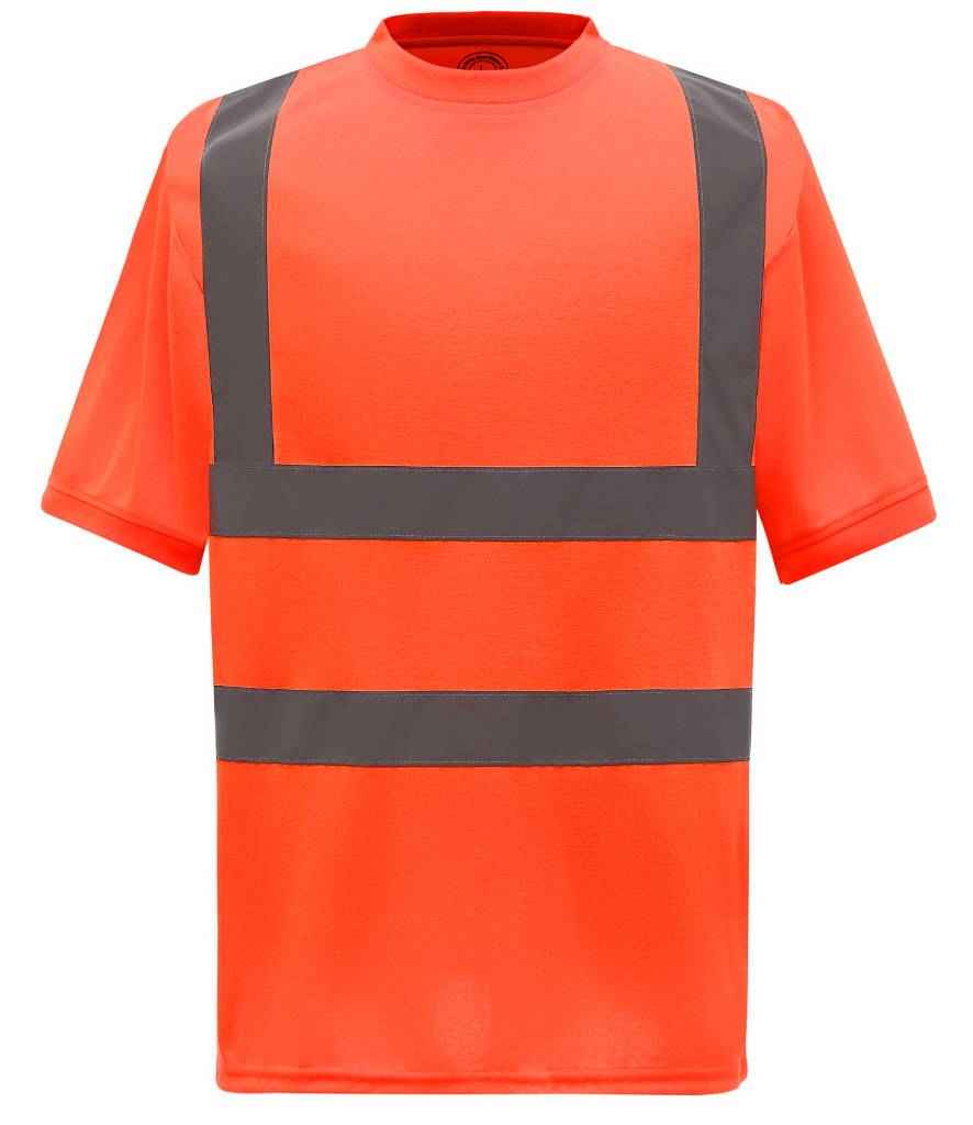 Crys T Llewys Byr Hi-Vis Yoko