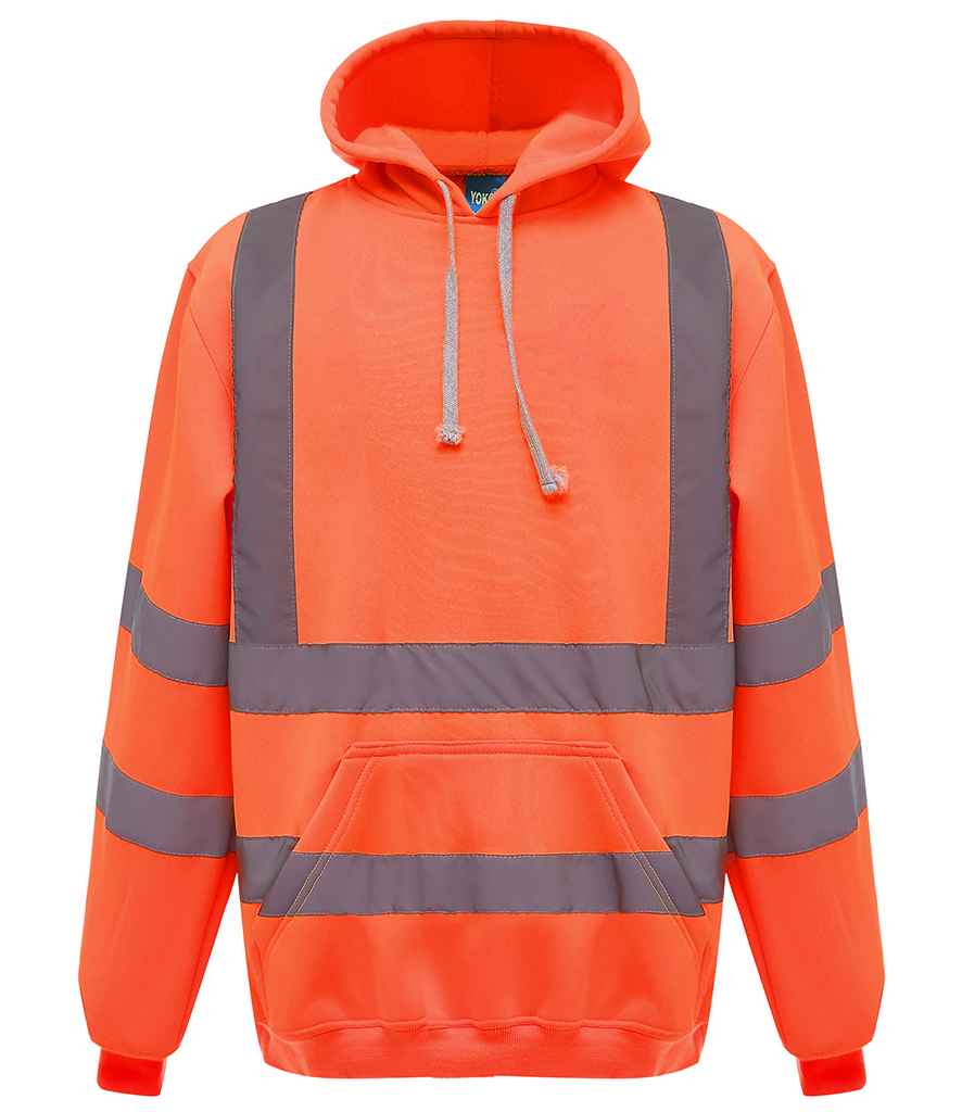 Hi-Vis Yoko yn Tynnu Hoodie Drosodd